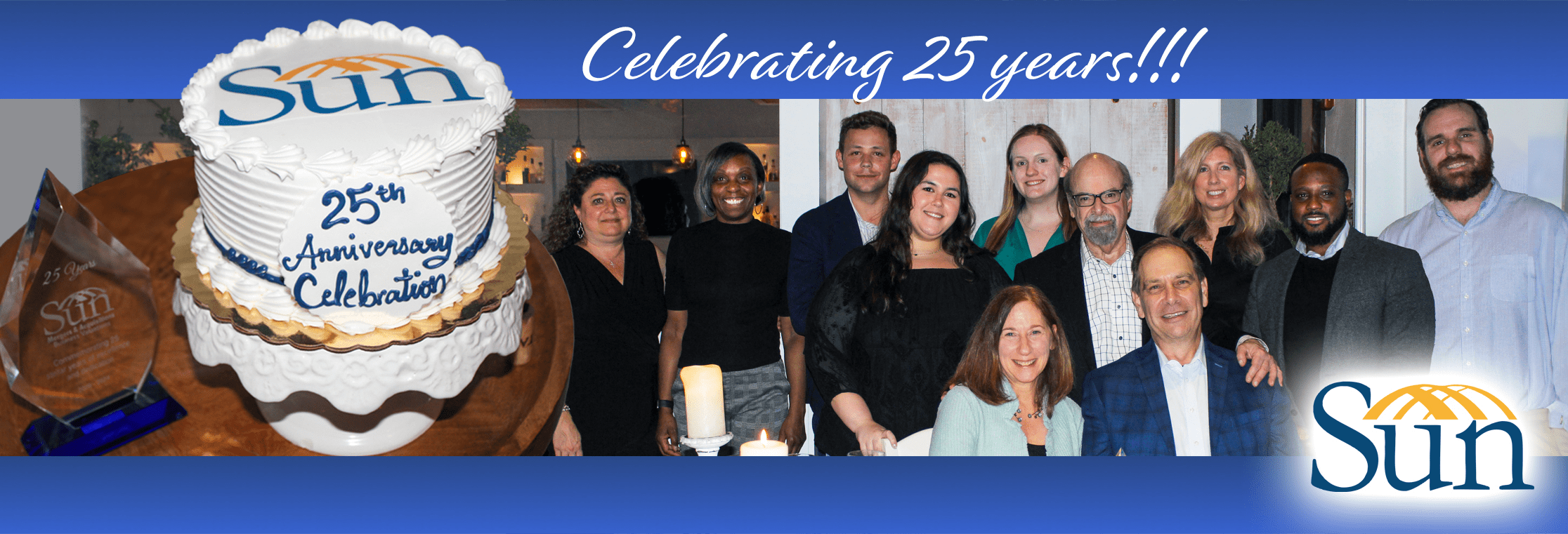 25 year anniversary banner